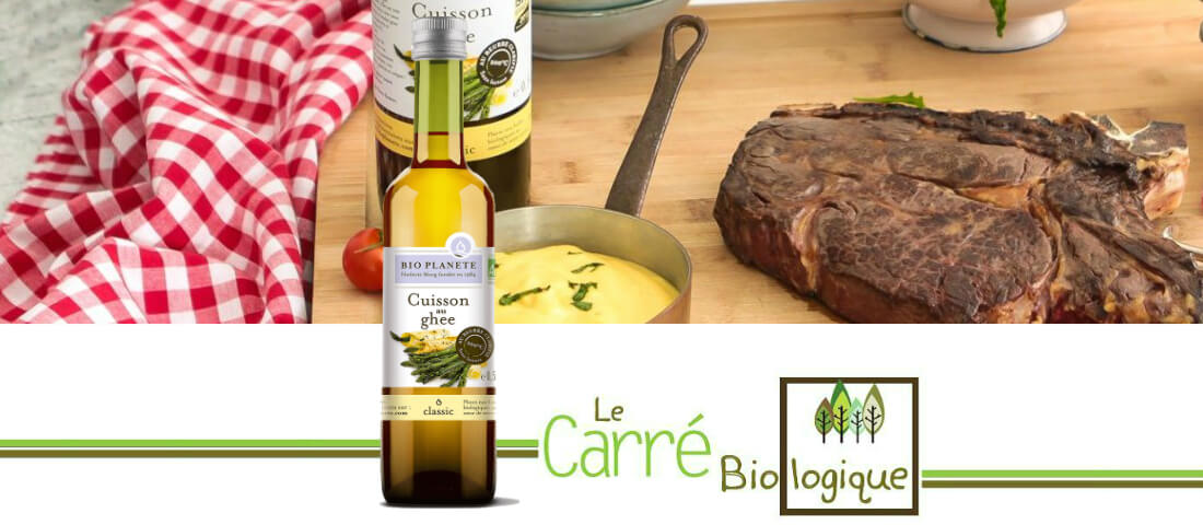 Le carré biologique magasin bio à janzé vous propose l'huile de cuisson au ghee de bioplanéte