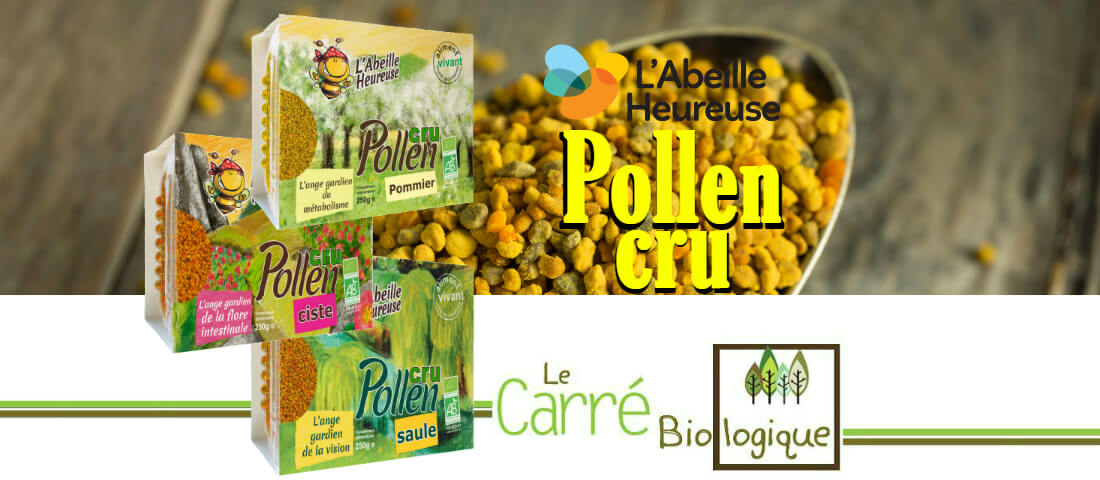 pollen crus frais au magasin bio le carré biologique à Janzé