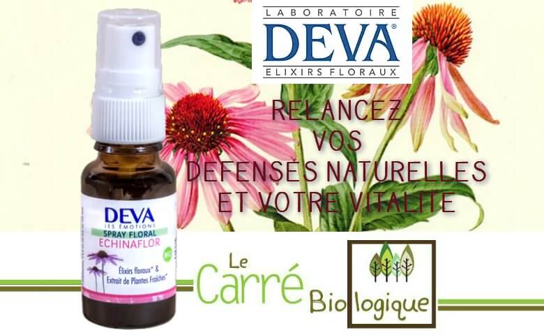 L'Echinaflor Spray Floral de Deva à retrouver dans votre magasin bio de Janzé